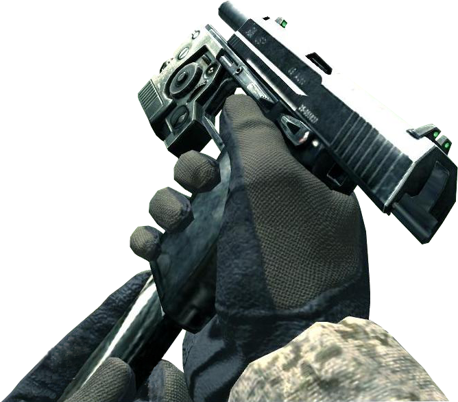 45 Reloading Cod4 - Usp 45 Call Of Duty (732x615), Png Download