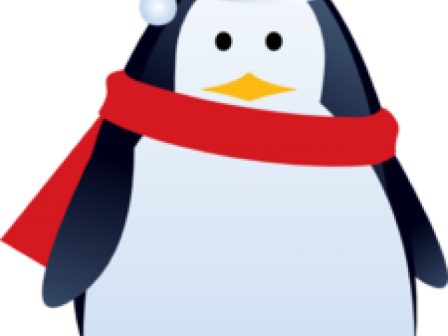 Christmas Clipart Penguin - Christmas Icons (640x480), Png Download