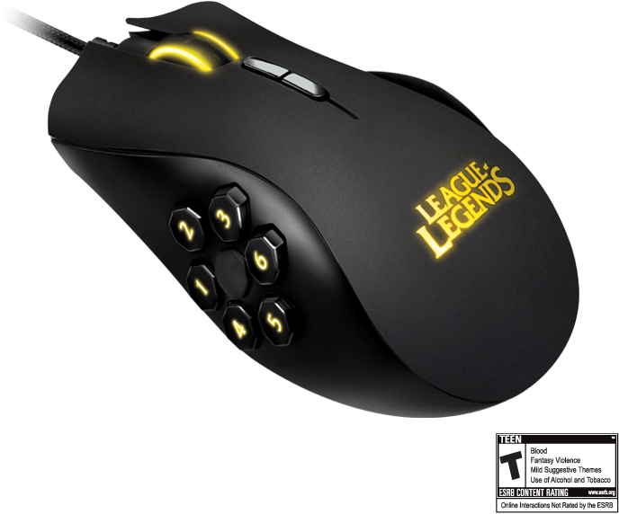 With 32 Million Active Monthly Players Online, League - Razer Naga League Of Legends Edition (800x600), Png Download