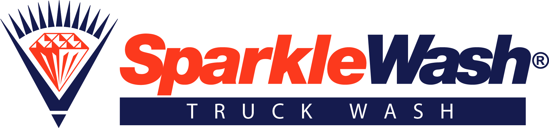 Sparkle Wash Truck Wash - Sparkle Wash Of Central Virginia Logo (1771x486), Png Download