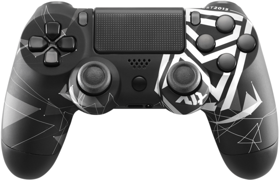 Black Crest Logo Ps4 Custom Controller - Sidemen: The Book (720x835), Png Download