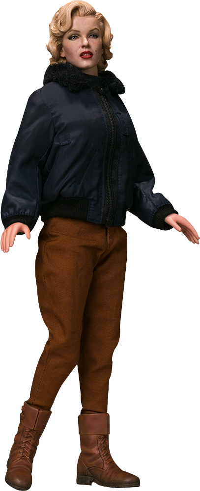 Marilyn Monroe Military Outfit Sixth Scale Figure - Star Ace Toys Marilyn Monroe Military Outfit Review (480x1000), Png Download