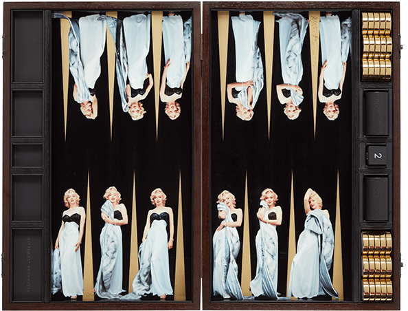 Marilyn Monroe - Backgammon (800x467), Png Download