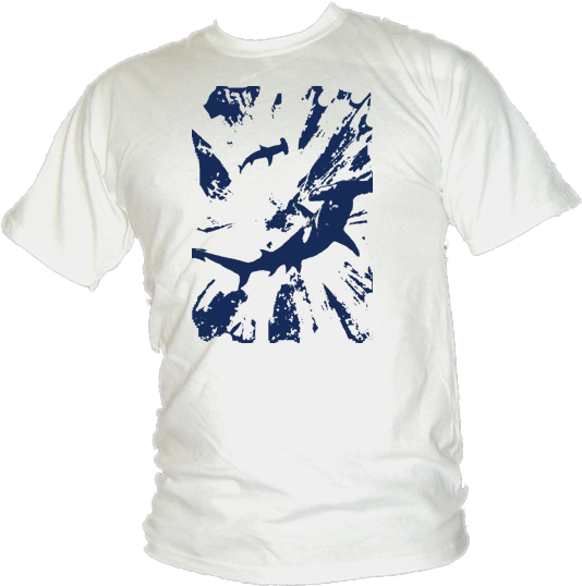 Great Hammerhead Sharks Sunlit Dive Scuba T-shirt - Great Hammerhead Sharks Sunlit Dive Scuba T-shirt Mens (598x598), Png Download