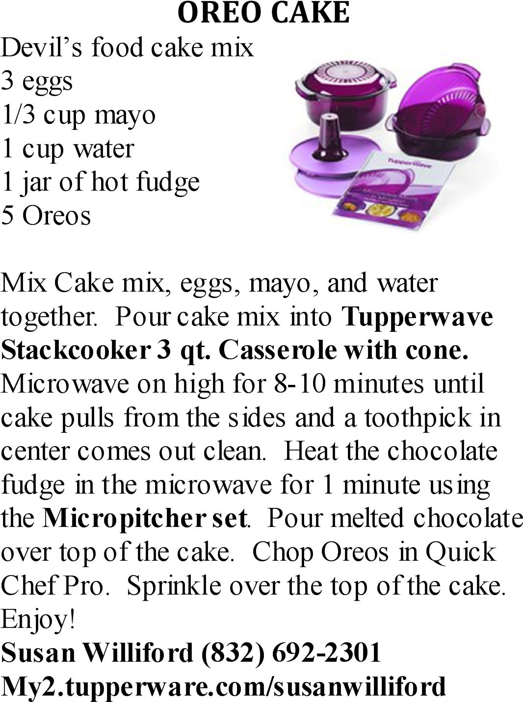 Download Tupperware Oreo Cake Tupperware Microwave Rice Cooker