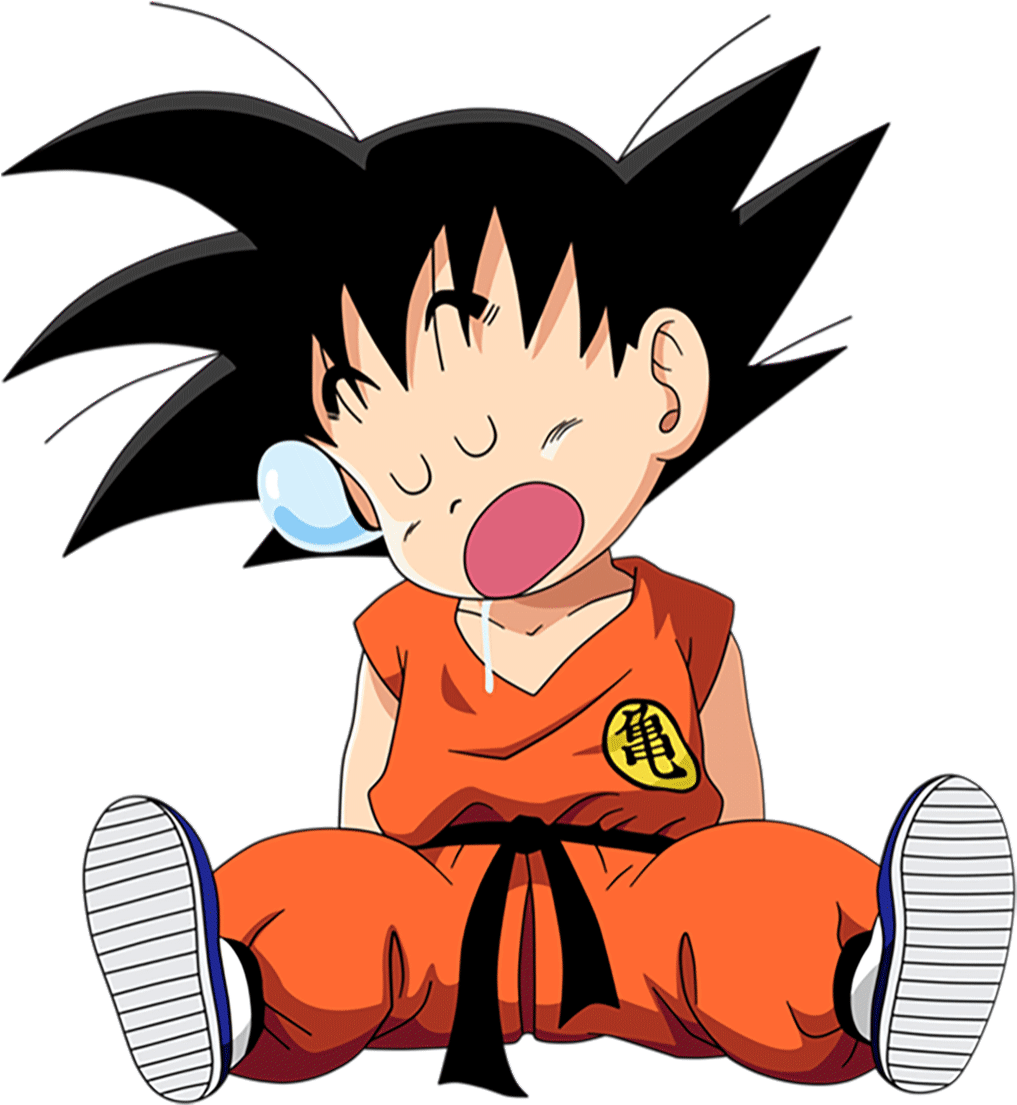Kid Goku Gifs Search Find Make Share Gfycat Gifs Dragon - Dragon Ball Kid Goku (1028x1110), Png Download