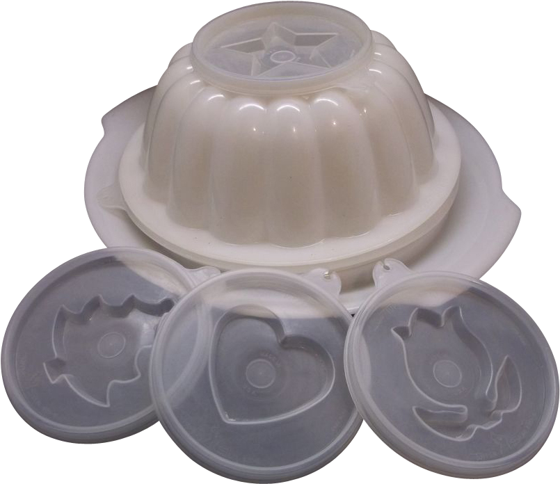 Tupperware Jel N Serve Seven Piece Mold Flower Star - Blancmange (865x865), Png Download