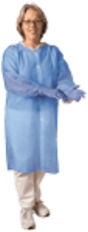 Labcoat Lightweight Disposable Lg Blue - Moda Menino 10 Anos (750x750), Png Download