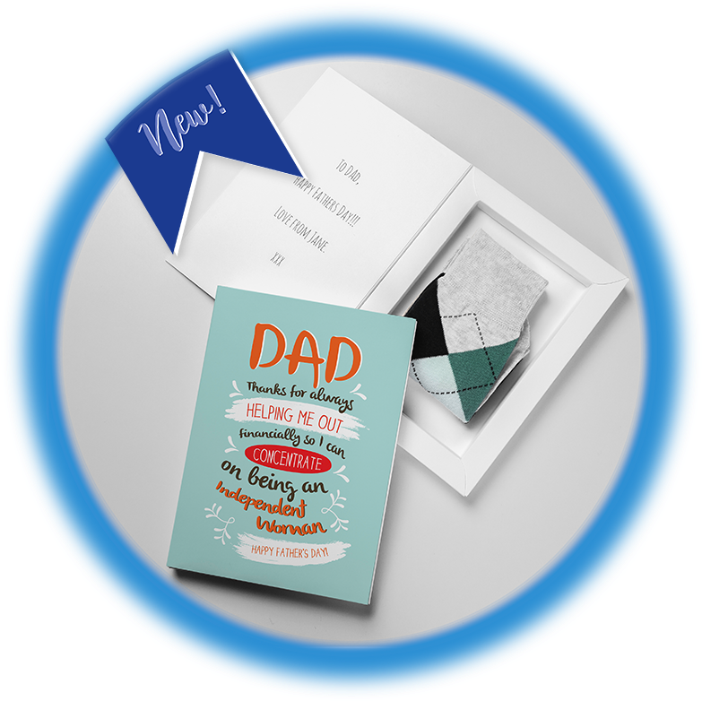 Test Sock Card Asset - Flyer (800x799), Png Download