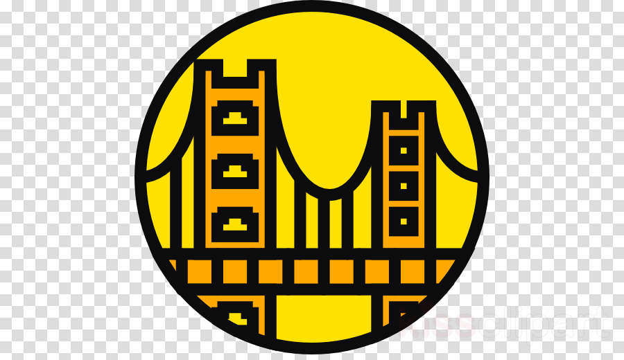 Download Bridge Flat Icon Png Clipart Golden Gate Bridge - Golden Gate Bridge (900x520), Png Download