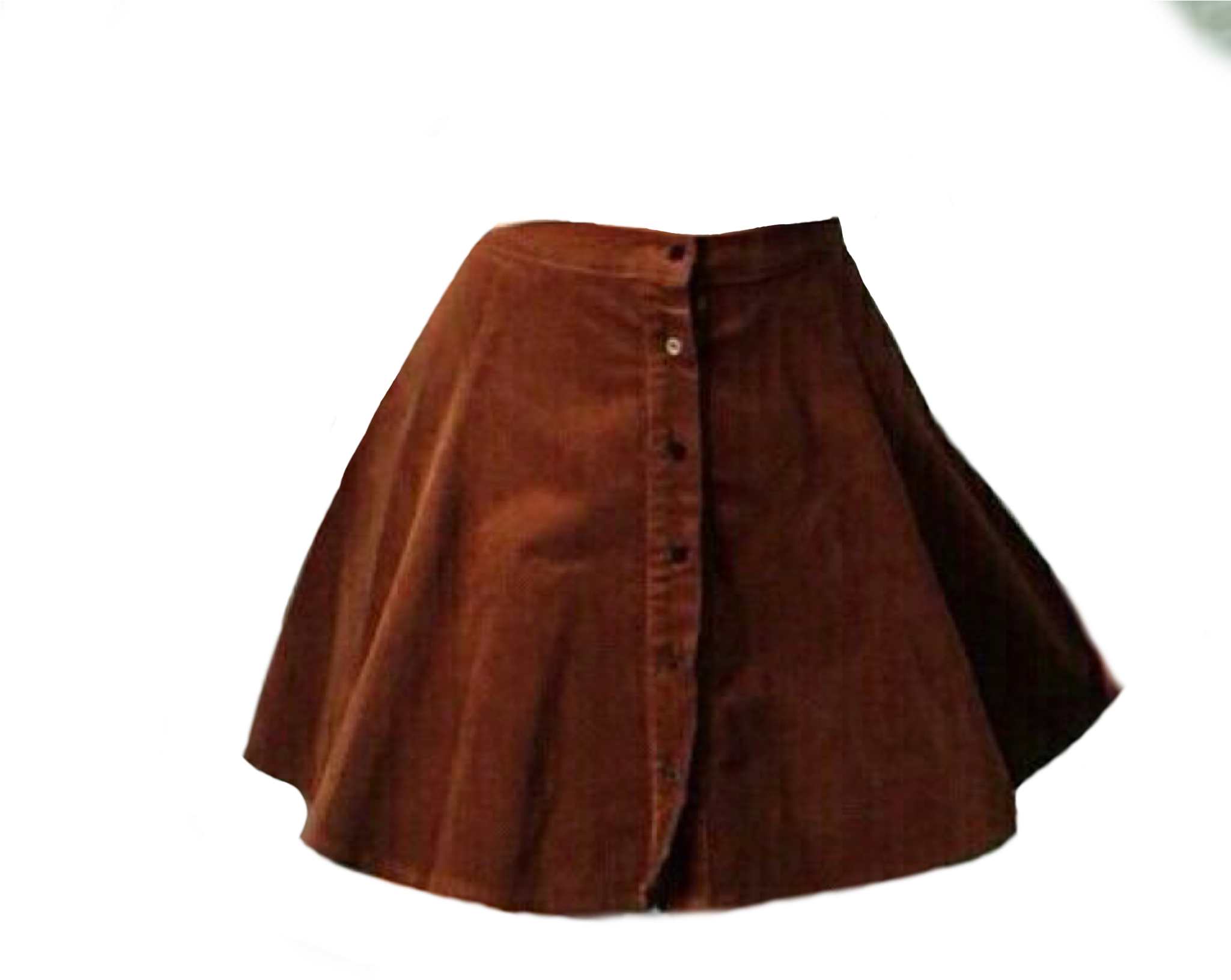 Brown Skirt Polyvore Moodboard Filler 90s Fashion, - Polyvore Png Skirt (2048x1685), Png Download