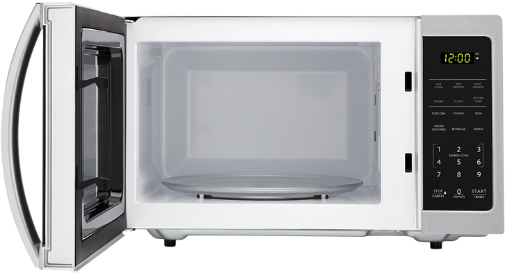 0 - 7 Cu - Ft - 700w Sharp Stainless Steel Carousel - Sharp Carousel Countertop Microwave Oven 0.9 Cu. Ft. (760x455), Png Download