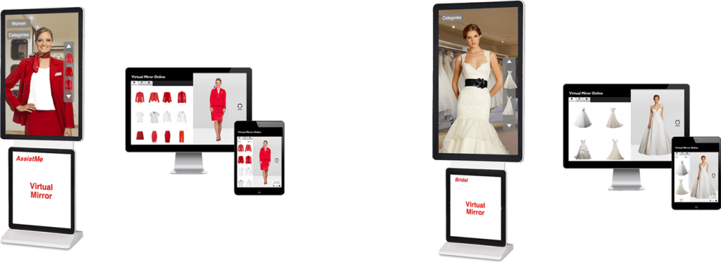 Virtual Mirror Png (1024x373), Png Download