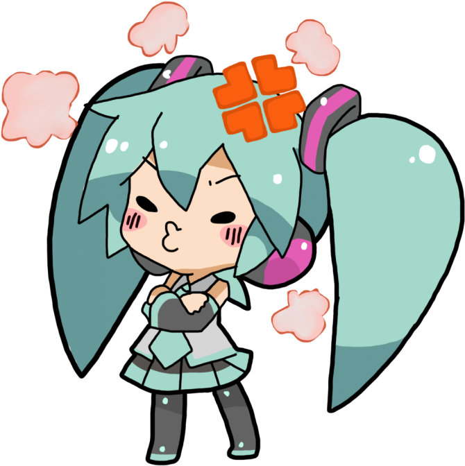 Hatsune Miku (700x700), Png Download