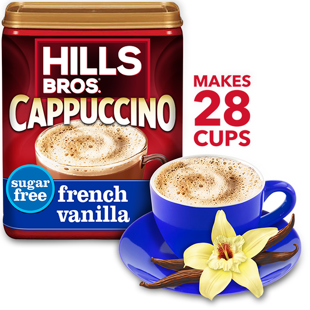 French Vanilla Canister Sugar-free (640x640), Png Download