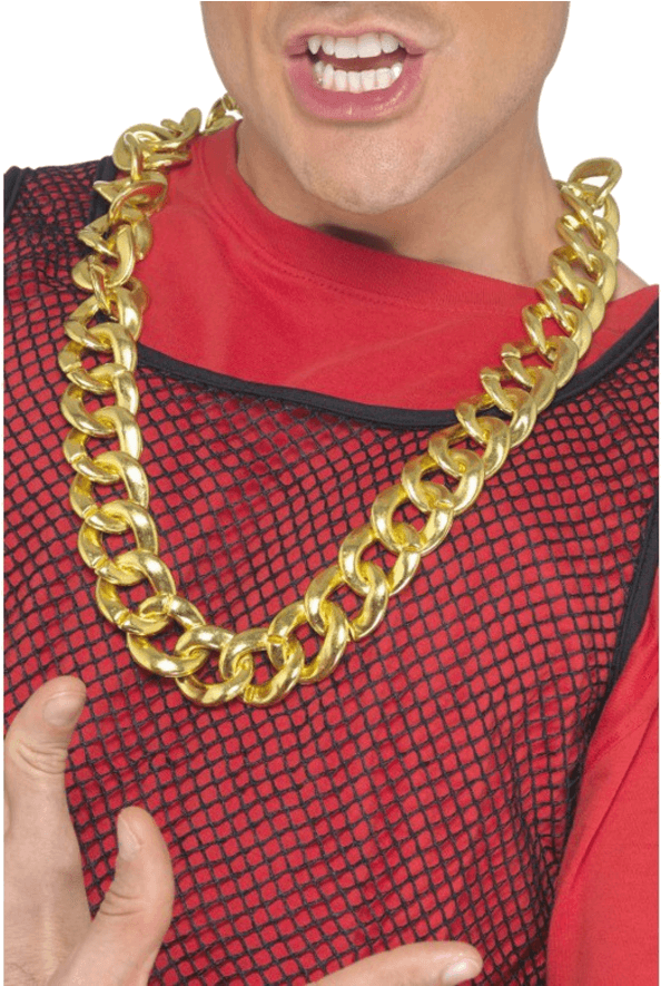Fake Gold Necklace (600x951), Png Download