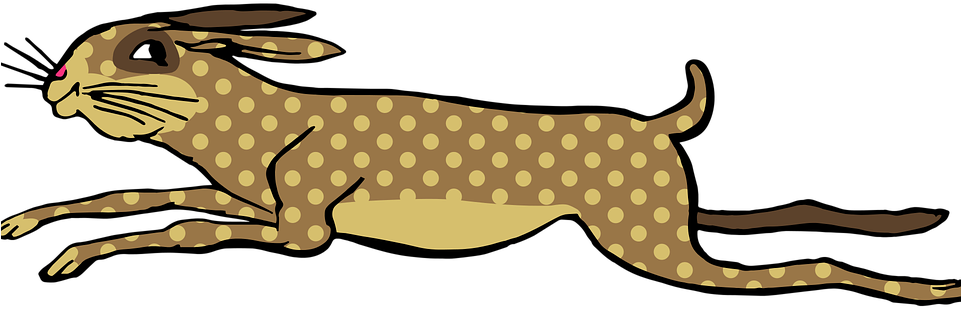 Cartoon Dog Running 23, Buy Clip Art - Erntedank-gruss-karte - Hase Karte (960x480), Png Download