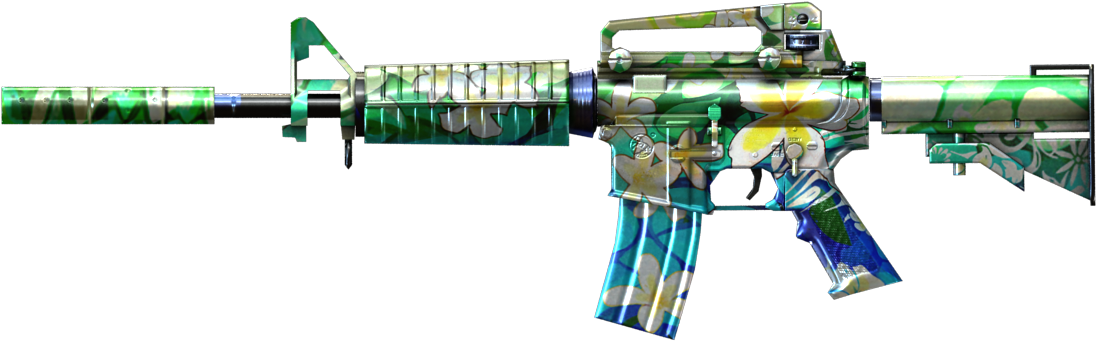 M4a1-s Lily Render - M4a1 S Sakura 2 (1280x720), Png Download