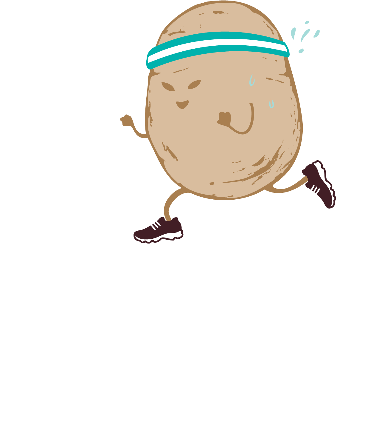 No Couch Potato (1247x1490), Png Download