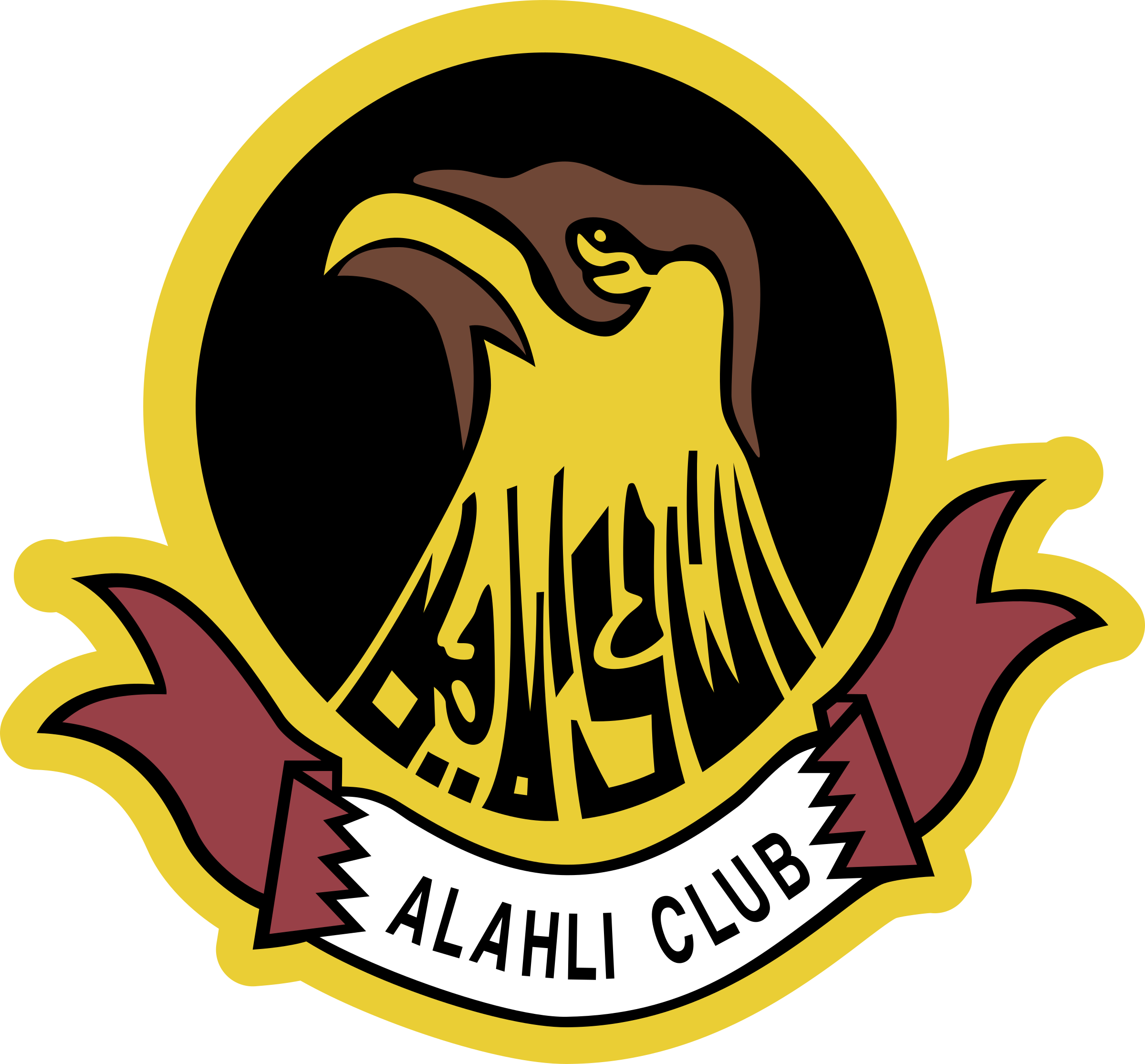 Alahli 1 Logo Png Transparent - Al Ahli Club Manama (2400x2230), Png Download