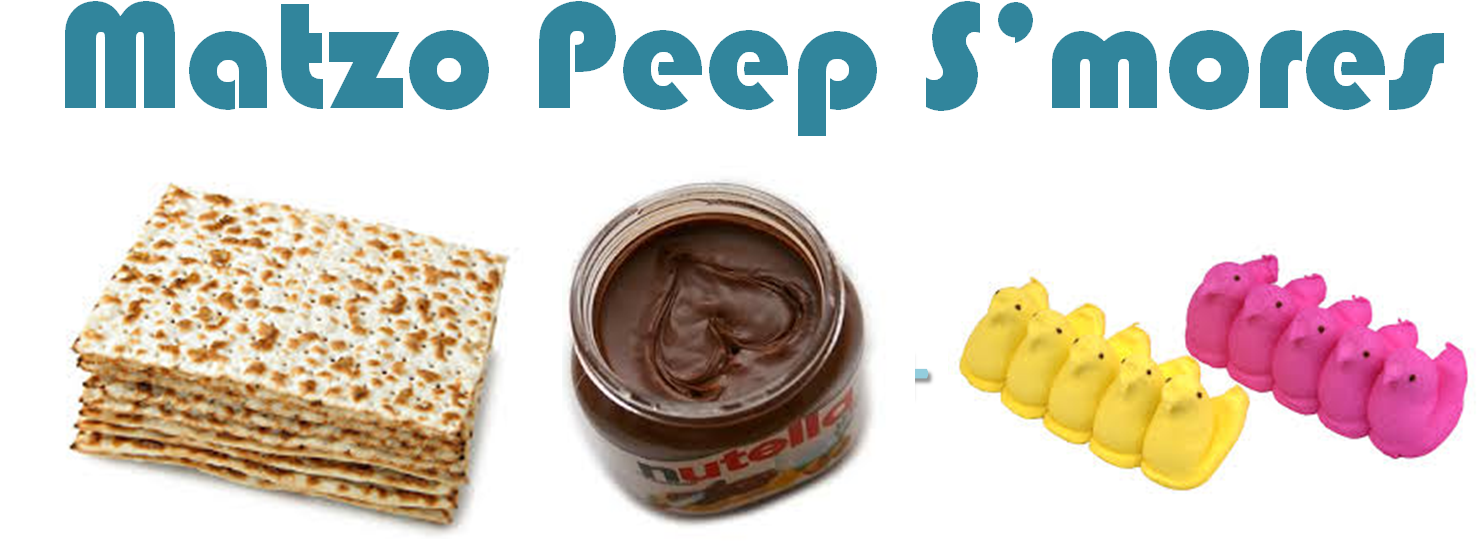 Matzo Peep Smores - Matzos Note Cards (pk Of 10) (1577x630), Png Download