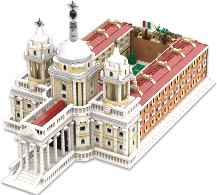 Photorealistic Renderer - Castle (722x640), Png Download