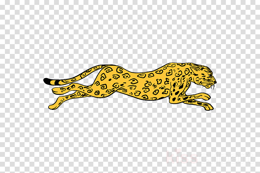 Cheetah Drawing Clipart Cheetah Felidae Cat - Makeup Brush No Background (900x600), Png Download