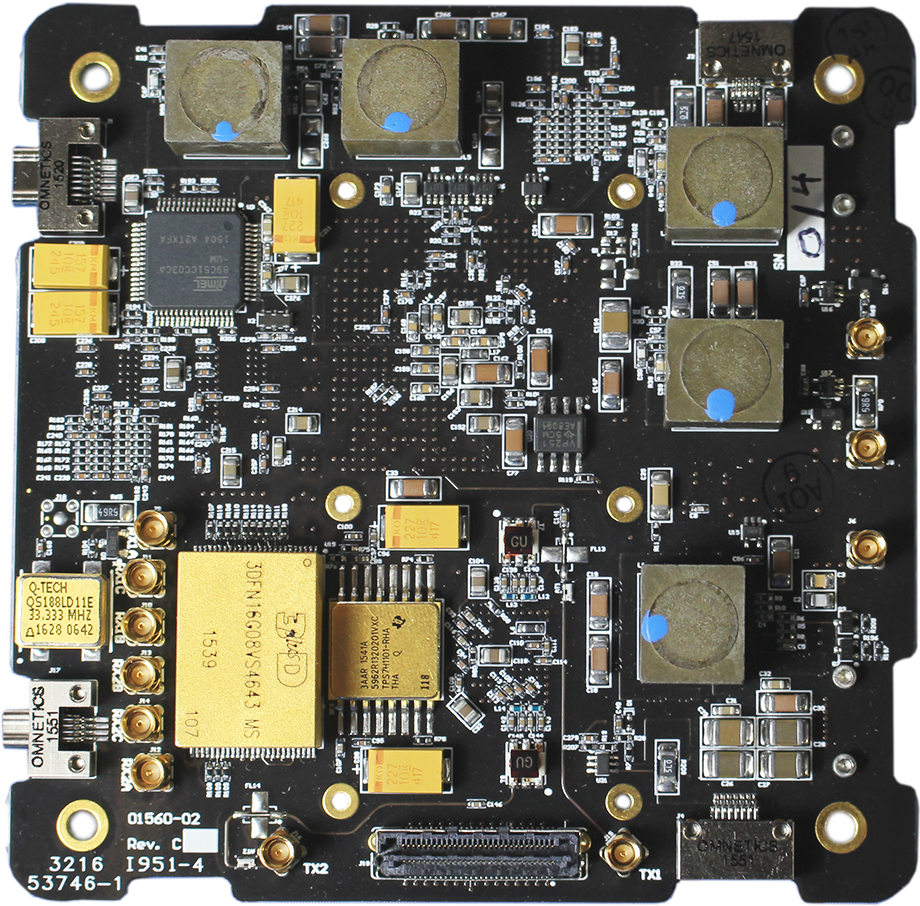 Astrosdr Back - Electronic Component (1000x984), Png Download