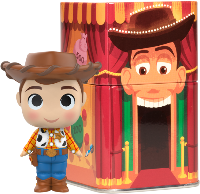Woody Toy Story Mystery Mini Tin Funko Disney Treasures - Mystery Minis Toy Story (800x800), Png Download