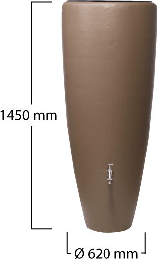 2in1 Water Tank With Plant Cup Taupe - Vase (1380x720), Png Download