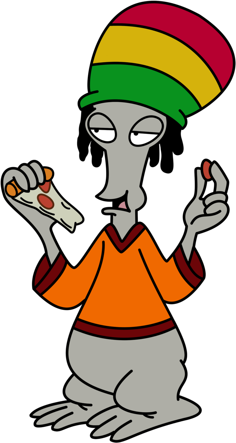 Roger American Dad Stoner (900x1561), Png Download