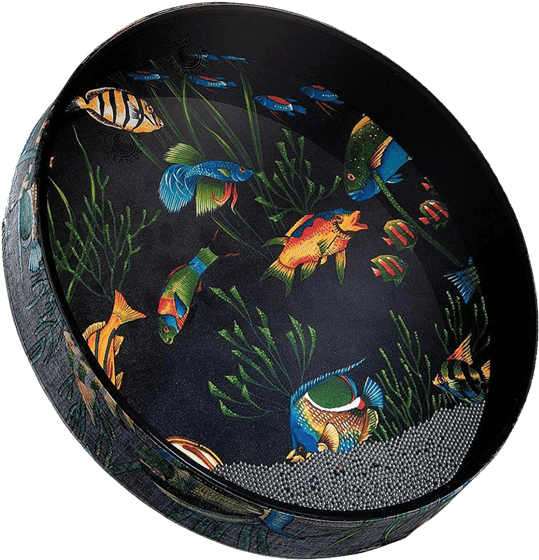 Et 0212 - Remo 22" X 2.5" Ocean Drum Aquarium (560x560), Png Download