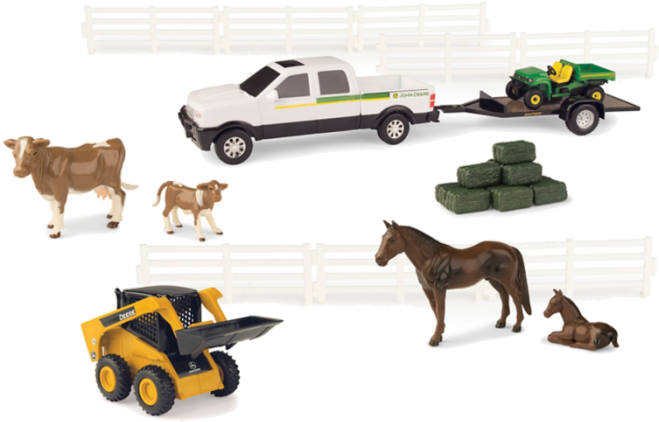 John Deere 1:32 Scale Pickup Truck (700x700), Png Download