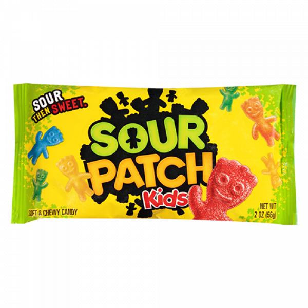 Sour Patch Kids Assorted Flavors 2 Oz Buy It At - Sour Patch Kids Tropical (600x600), Png Download