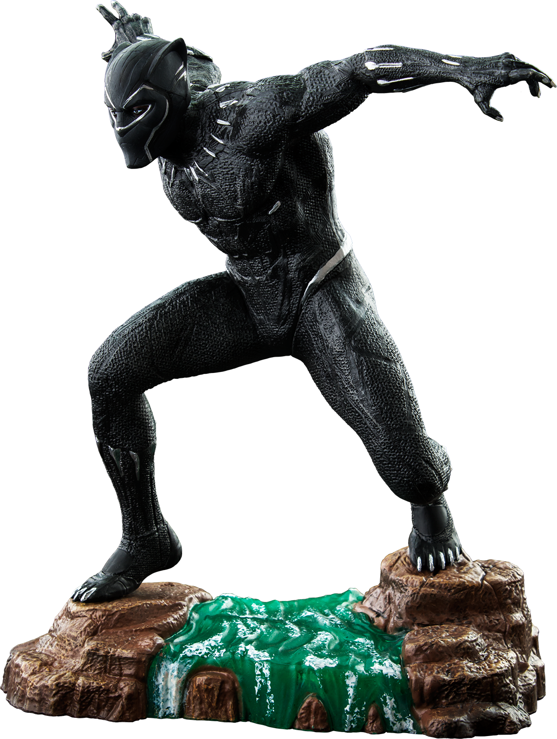 Black - Marvel Gallery Black Panther Statue (1131x1500), Png Download