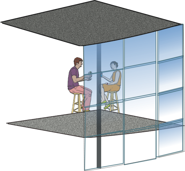 Curtain Wall Png Images (600x556), Png Download