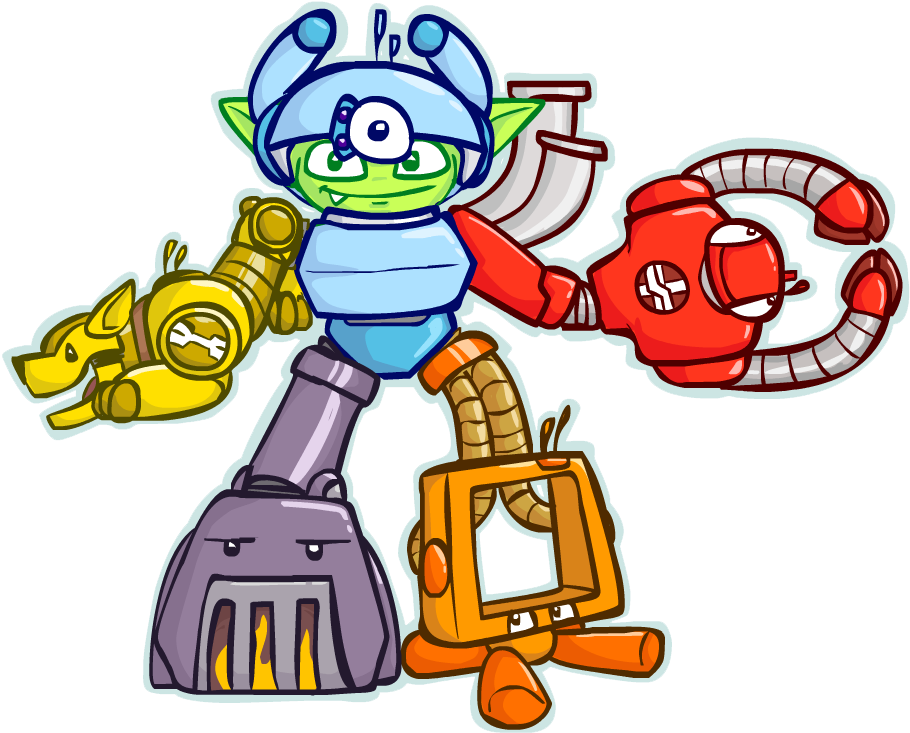 Gremlintron - Machine (993x768), Png Download