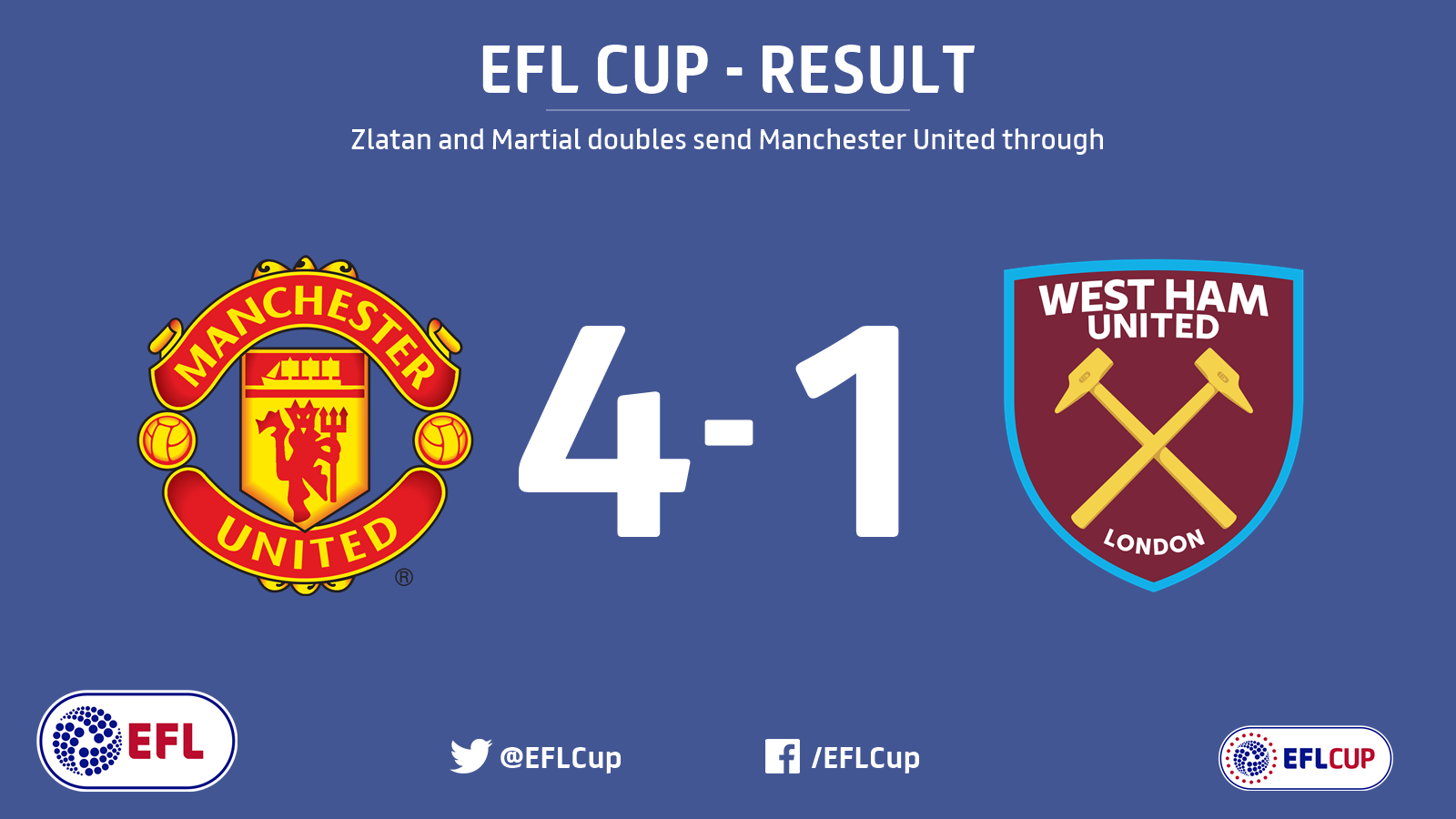 Carabao Cup On Twitter - Manchester United Vs Southampton 2017 (1200x675), Png Download