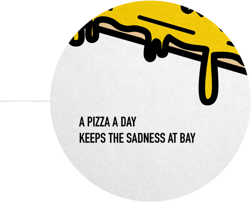 Pizzacloseup Lines3 - Food (1000x714), Png Download