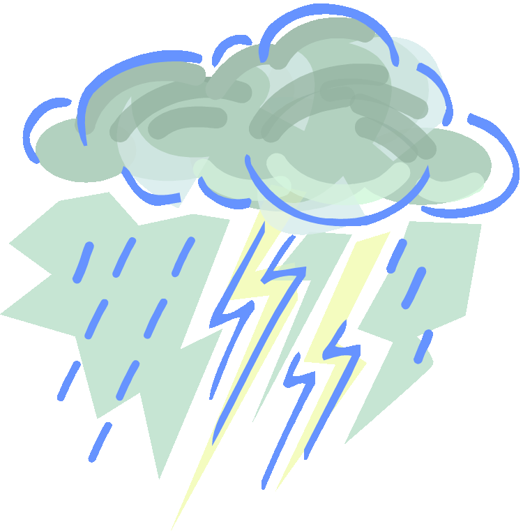 Rain Cloud Animation Download - Pelting Definition (750x761), Png Download