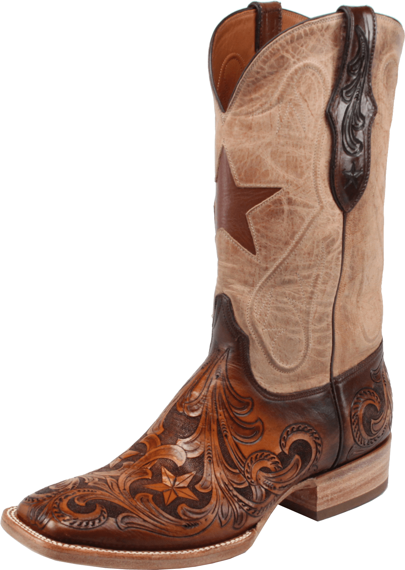 Brown Square Toe Boots Womens (1848x2000), Png Download