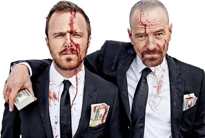 Bryan Cranston And Aaron Paul (700x468), Png Download