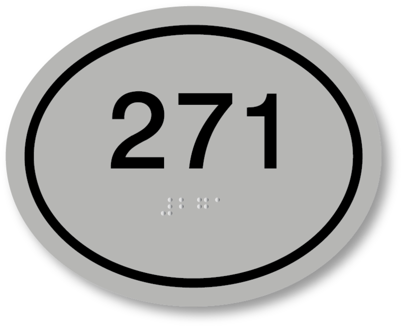 Oval Room Number - Circle (1024x1024), Png Download