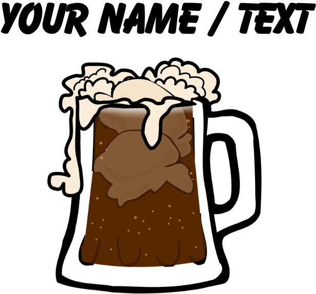 Custom Root Beer Float Sports Water Bottle - Woman Bending Over Silhouette (700x700), Png Download