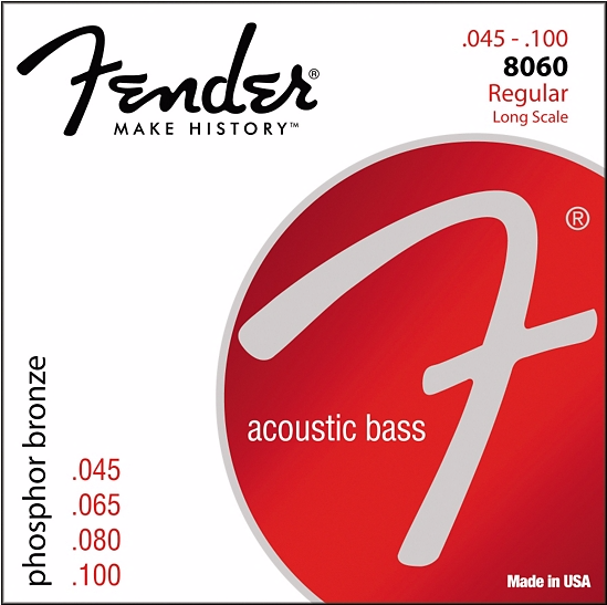 Fender Phosphor Bronze Acoustic 8060 Bass String, Long - Fender 60-12l 12-string Phosphor Bronze Acoustic Guitar (700x700), Png Download