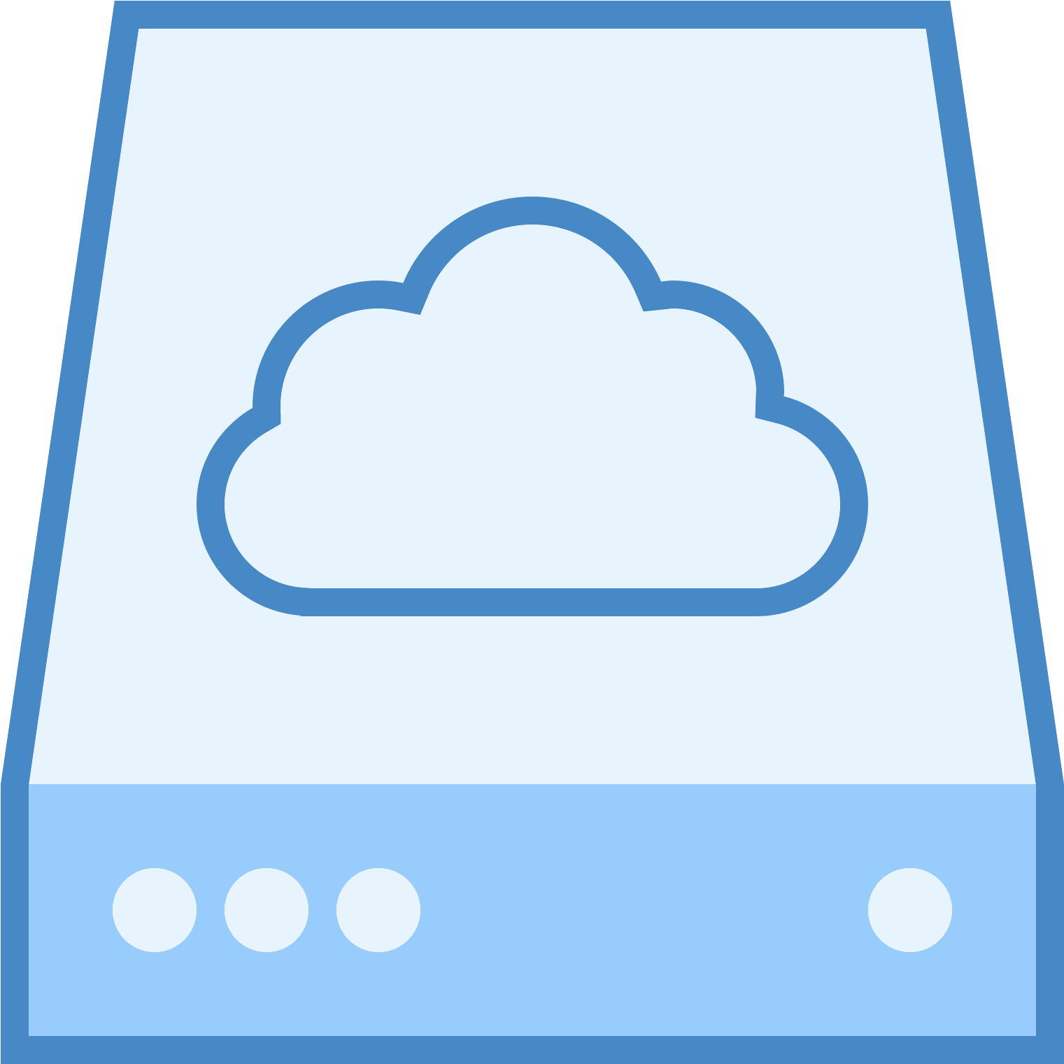 Cloud Storage Icon - Icon (1600x1600), Png Download