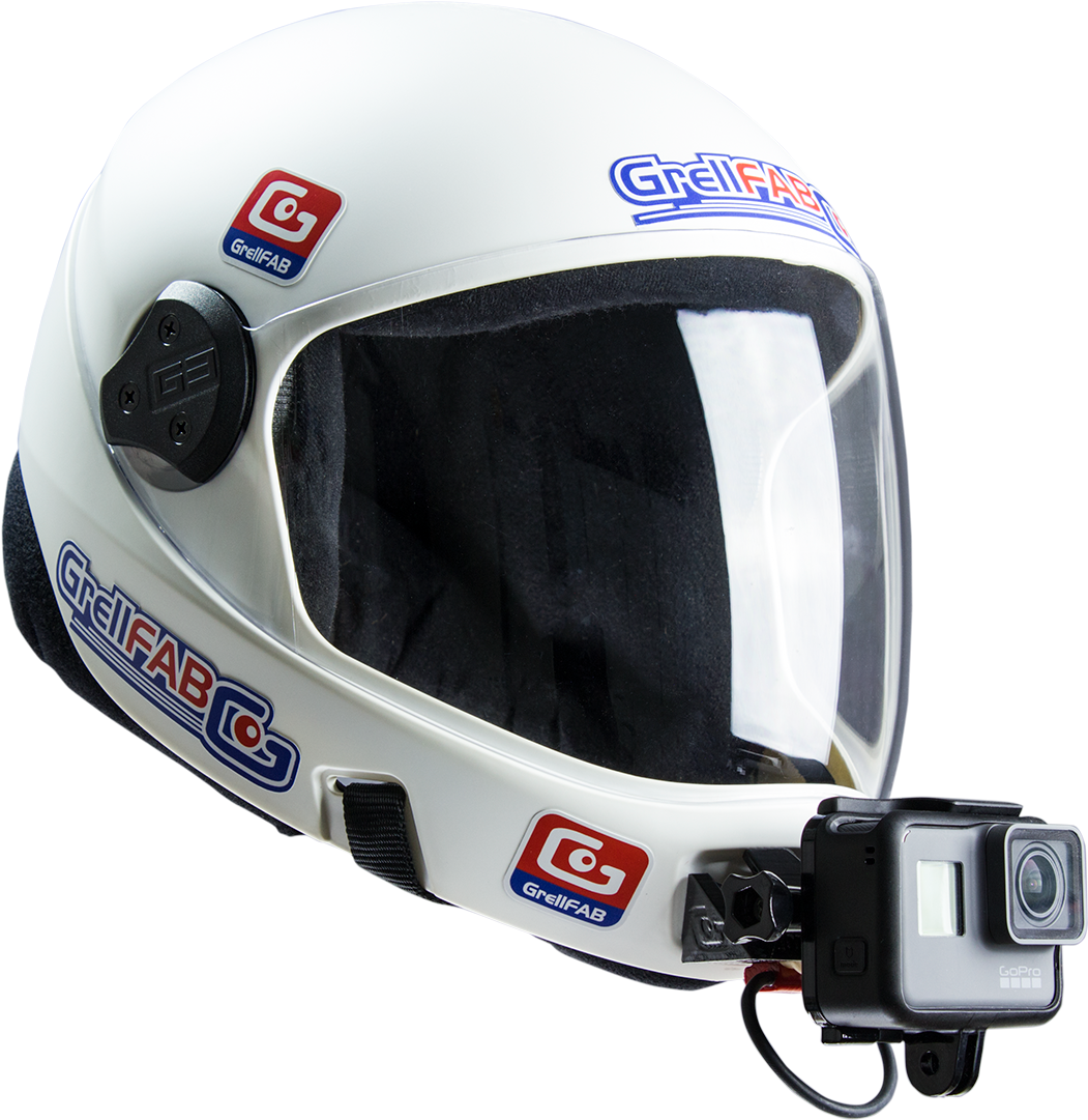 Kamera Go Pro Di Helm (1920x1280), Png Download