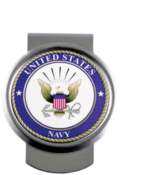 Us Navy Sublimated Money Clip - United States Navy Sublimated Key Ring (612x792), Png Download