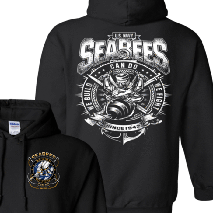 Us Navy Seabees T Shirts And Hoodies Watch 50f9b E0a3a - Navy Seabees Shirts Usn We Build We Fight Case (700x700), Png Download