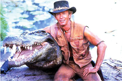 Undefined - Paul Hogan Crocodile Dundee (993x462), Png Download